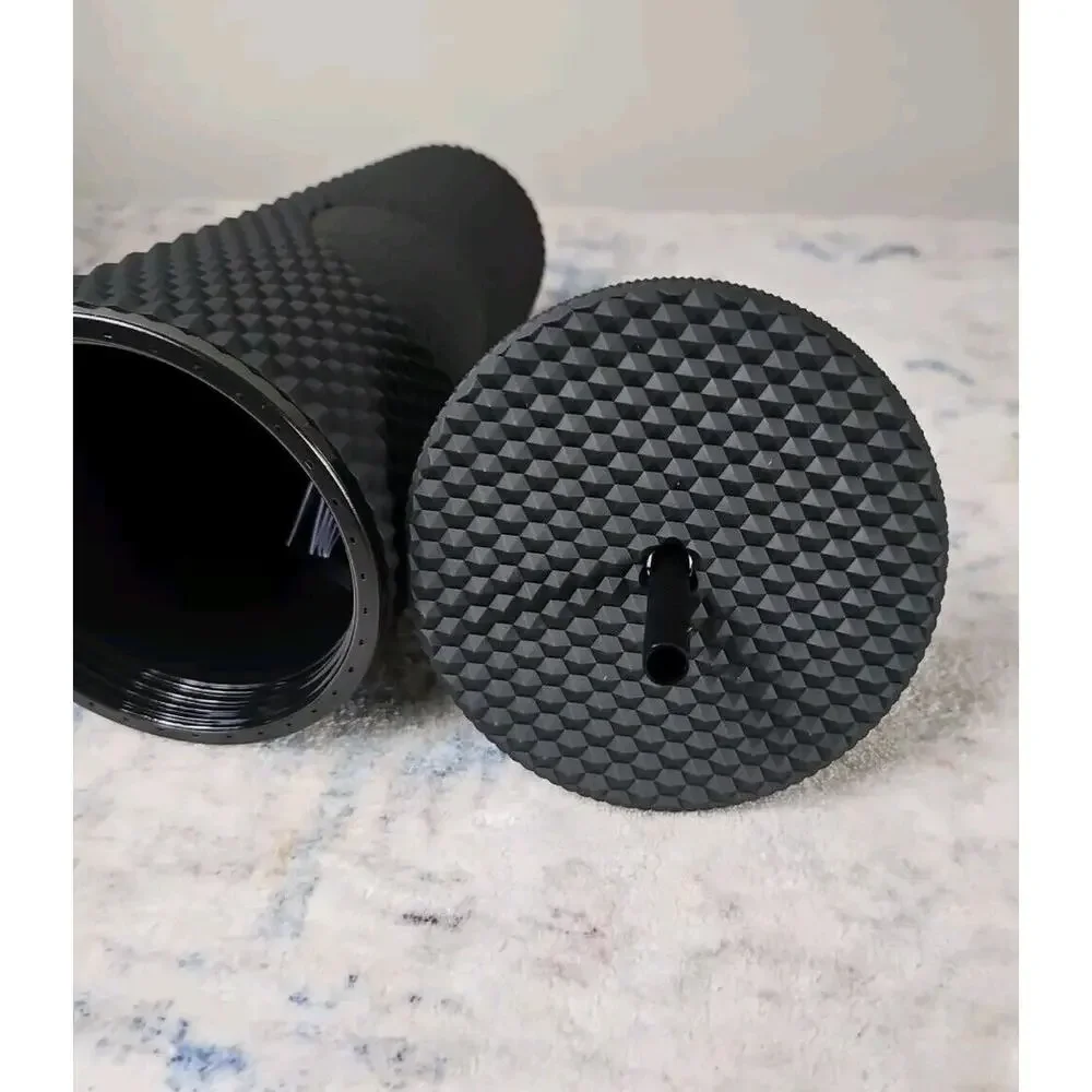 Disney Starbucks 50th Anniversary Black Geometric Studded Cup Tumbler